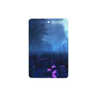 Phayah 6 ambientadores rectangulares con diseño de flores silvestres en el campo nocturno, aroma a lavanda, para colgar en la tableta, armario, zapatos, clóset