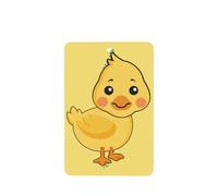 Phayah 6 ambientadores rectangulares con diseño de pato de dibujos animados para colgar en el coche, para tableta, armario, zapatos, armario, fragancia