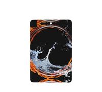 Phayah 6 ambientadores rectangulares con diseño de rueda de fuego de agua, aroma a lavanda, para colgar en tableta, armario, zapatos, armario, fragancia