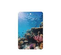 Phayah 6 ambientadores rectangulares para colgar en el coche, con diseño de arrecife de coral, aroma a lavanda, para tableta, armario, zapatos, clóset