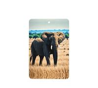 Phayah 6 ambientadores rectangulares para colgar en el coche, con diseño de elefante africano, aroma a lavanda, para tableta, armario, zapatos, clóset