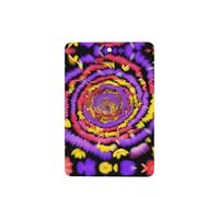 Phayah 6 ambientadores rectangulares para colgar en el coche, con diseño de remolino de flores y lavanda, para colgar en la tableta, armario, zapatos, clóset