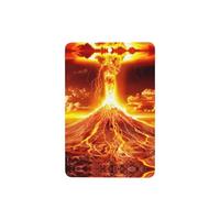 Phayah 6 ambientadores rectangulares para colgar en el coche, diseño de erupción de volcán, con aroma a lavanda
