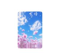 Phayah 6 ambientadores rectangulares para colgar en el coche, diseño de flores silvestres bajo cielo azul, aroma a lavanda, para colgar en tableta, armario, zapatos, clóset