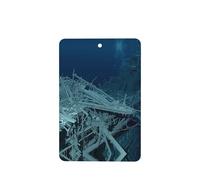 Phayah 6 ambientadores rectangulares para colgar en el coche, diseño de naufragio bajo el mar, aroma a lavanda, para colgar en la tableta, armario, zapatos, clóset