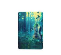 Phayah 6 ambientadores rectangulares para colgar en el coche, diseño de violín en agua, aroma a lavanda, para tableta, armario, zapatos, clóset