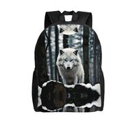 PHAYAH A Lone Wolf Pattern - Bolsa ligera para laptop de 16 pulgadas para niñas y mujeres, mochila informal para el regreso a la escuela