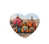 Phayah Abandoned Magic House - Ambientador de coche con aroma a lavanda en forma de corazón para colgar, tarjeta perfumada para colgar, 6 piezas para cajones de armario de automóviles