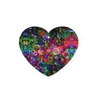 Phayah Ambientador colorido para coche, diseño de estrellas y arcoíris, aroma a lavanda, tarjeta con forma de corazón, 6 unidades, para colgar en el armario, zapatos