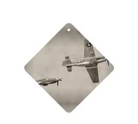 Phayah Ambientador cuadrado para coche, diseño de aviones de la Segunda Guerra Mundial, con aroma a lavanda, 6 unidades, para coches, armarios, zapatos