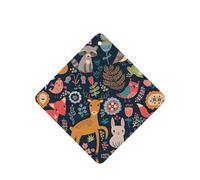 Phayah Ambientador cuadrado para coche, diseño de búho, conejo, pájaro, zorro, aroma a lavanda, 6 unidades, para coche, armario, cajón, eliminar