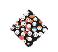 Phayah Ambientador cuadrado para colgar en el interior del coche, con diseño de sonrisa, degradado, aroma de lavanda, 6 unidades