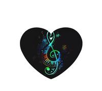 Phayah Ambientador de coche con aroma a lavanda colorido con diseño de música, tarjeta con forma de corazón para colgar, tarjeta perfumada para colgar, 6 piezas para coches, armarios, zapatos