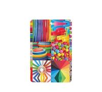 Phayah Ambientador de coche con aroma a lavanda, colorido rompecabezas, tarjeta rectangular para colgar, tarjeta perfumada, 4 piezas para coches, armario, zapatos
