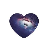 Phayah Ambientador de coche con aroma a lavanda con diseño abstracto de universo, tarjeta con forma de corazón, tarjeta perfumada colgante, 6 piezas para coches, armario, cajón, eliminar