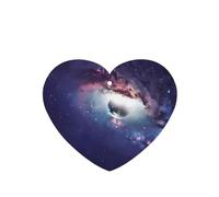 Phayah Ambientador de coche con aroma a lavanda con diseño abstracto de universo, tarjeta con forma de corazón para colgar, tarjeta perfumada para colgar, 4 piezas para coches, armario, cajón