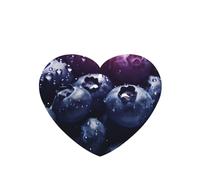 Phayah Ambientador de coche con aroma a lavanda con diseño de arándanos grandes, en forma de corazón, tarjeta perfumada para colgar, 4 piezas para cajones de armario de automóviles