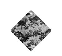 Phayah Ambientador de coche con aroma a lavanda con diseño de árbol en las olas, tarjeta cuadrada para colgar, tarjeta perfumada para colgar, 6 piezas para cajones de armario de automóviles