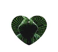 Phayah Ambientador de coche con aroma a lavanda con diseño de ataque de hacker en forma de corazón, tarjeta perfumada colgante, 6 piezas para coches, armario, cajón, eliminar