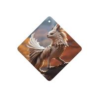 Phayah Ambientador de coche con aroma a lavanda con diseño de bestias extrañas, tarjeta cuadrada para colgar, tarjeta perfumada para colgar, 4 piezas para coches, armarios, zapatos