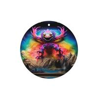 Phayah Ambientador de coche con aroma a lavanda con diseño de cangrejo gigante en montaña, tarjeta perfumada colgante, 6 piezas para cajones de armario de automóviles