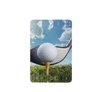 Phayah Ambientador de coche con aroma a lavanda con diseño de club de golf, tarjeta rectangular, para colgar, tarjeta perfumada, 6 piezas para coches, armario, cajón, eliminar