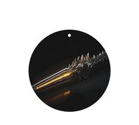 Phayah Ambientador de coche con aroma a lavanda con diseño de espada de soldado maravilloso, tarjeta colgante con forma redonda, 4 piezas para cajones de armario de automóviles