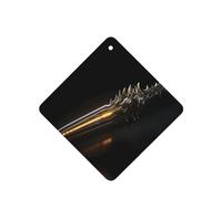 Phayah Ambientador de coche con aroma a lavanda con diseño de espada de soldado maravilloso, tarjeta cuadrada para colgar, tarjeta perfumada para colgar, 4 piezas para cajones de armario de