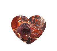 Phayah Ambientador de coche con aroma a lavanda con diseño de fruta loca en forma de corazón para colgar, tarjeta perfumada para colgar, 6 piezas para cajones de armario de automóviles
