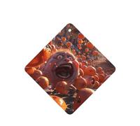 Phayah Ambientador de coche con aroma a lavanda con diseño de fruta loca, tarjeta cuadrada para colgar, tarjeta perfumada para colgar, 4 piezas para cajones de armario de automóviles