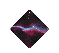 Phayah Ambientador de coche con aroma a lavanda con diseño de galaxia del universo para colgar, tarjeta perfumada para colgar, 4 piezas para coche, armario, cajón, eliminar
