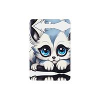 Phayah Ambientador de coche con aroma a lavanda con diseño de lémur con ojos grandes, tarjeta rectangular para colgar, 4 unidades, para cajones de armario de automóviles