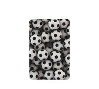 Phayah Ambientador de coche con aroma a lavanda con diseño de mar de fútbol, tarjeta rectangular para colgar, tarjeta perfumada para colgar, 4 piezas para coches, armarios, zapatos