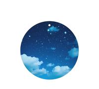 Phayah Ambientador de coche con aroma a lavanda con diseño de nube blanca y cielo estrellado para colgar, tarjeta perfumada colgante, 4 piezas para cajones de armario de automóviles