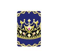 Phayah Ambientador de coche con aroma a lavanda con diseño de tiara de fantasía, tarjeta rectangular para colgar, tarjeta perfumada para colgar, 4 piezas para cajones de armario de automóviles