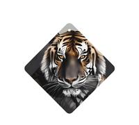 Phayah Ambientador de coche con aroma a lavanda con diseño de tigre en reposo, tarjeta cuadrada para colgar, tarjeta perfumada para colgar, 6 piezas para cajones de armario de automóviles