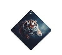 Phayah Ambientador de coche con aroma a lavanda con diseño de tigre saltando para colgar, tarjeta perfumada para colgar, 6 piezas para cajones de armario de automóviles