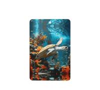 Phayah Ambientador de coche con aroma a lavanda con diseño de tortuga en una esquina rocosa para colgar, tarjeta perfumada para colgar, 4 piezas para cajones de armario de automóviles