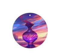 Phayah Ambientador de coche con aroma a lavanda con forma de botella de deseos mágico, tarjeta colgante perfumada, 4 unidades, para cajones de armario de automóviles