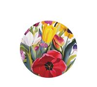 Phayah Ambientador de coche con aroma a lavanda con forma de tulipán para colgar, tarjeta perfumada colgante, 4 unidades, para coche, armario, cajón, eliminar