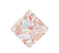 Phayah Ambientador de coche con aroma a lavanda con patrón de arrecife de coral, tarjeta cuadrada para colgar, tarjeta perfumada para colgar, 4 piezas para coches, armarios, cajones, eliminar
