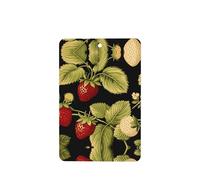 Phayah Ambientador de coche con aroma a lavanda con patrón de cosecha de fresas, tarjeta rectangular para colgar, tarjeta perfumada para colgar, 6 piezas para cajones de armario de automóviles