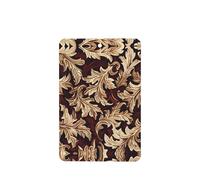 Phayah Ambientador de coche con aroma a lavanda con patrón de hojas grandes, tarjeta rectangular para colgar, tarjeta perfumada para colgar, 6 piezas para cajones de armario de automóviles