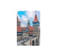 Phayah Ambientador de coche con aroma a lavanda de castillo antiguo, tarjeta rectangular para colgar, tarjeta perfumada para colgar, 4 piezas para cajones de armario de automóviles