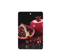 Phayah Ambientador de coche con aroma a lavanda de granada roja, tarjeta rectangular para colgar, tarjeta perfumada para colgar, 4 piezas para cajones de armario de automóviles