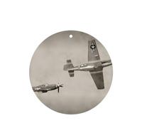 Phayah Ambientador de coche con aroma a lavanda de la Segunda Guerra Mundial, diseño de aviones, tarjeta de forma redonda, para colgar, tarjeta perfumada, 6 piezas para coches, armarios, zapatos