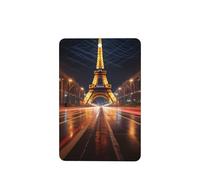 Phayah Ambientador de coche con aroma a lavanda de la Torre Eiffel, tarjeta rectangular para colgar, tarjeta perfumada para colgar, 4 piezas para cajones de armario de automóviles