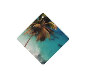 Phayah Ambientador de coche con aroma a lavanda de las Islas del Caribe, tarjeta cuadrada para colgar, tarjeta perfumada para colgar, 6 piezas para cajones de armario de automóviles