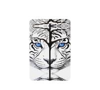 Phayah Ambientador de coche con aroma a lavanda de tigre blanco alto, tarjeta rectangular para colgar, tarjeta perfumada, 4 piezas para cajones de armario de automóviles