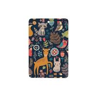 Phayah Ambientador de coche con aroma a lavanda, diseño de búho, conejo, pájaro, zorro, tarjeta rectangular, para colgar, 4 unidades, para coche, armario, cajón, eliminar